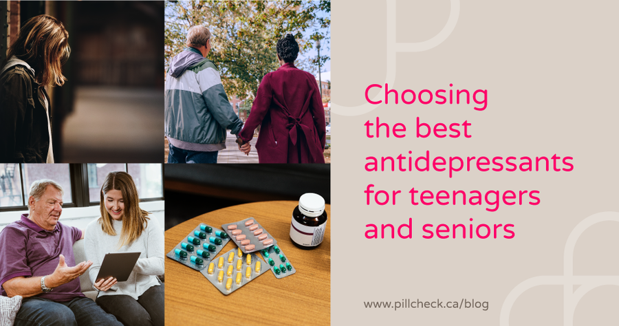 Choosing the best antidepressants for teenagers and seniors