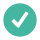 Green check mark — normal metabolism